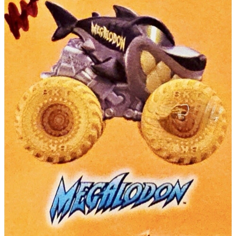 Monster Jam Series 20 Mini Megalodon Monster Truck #542 Rare Chase